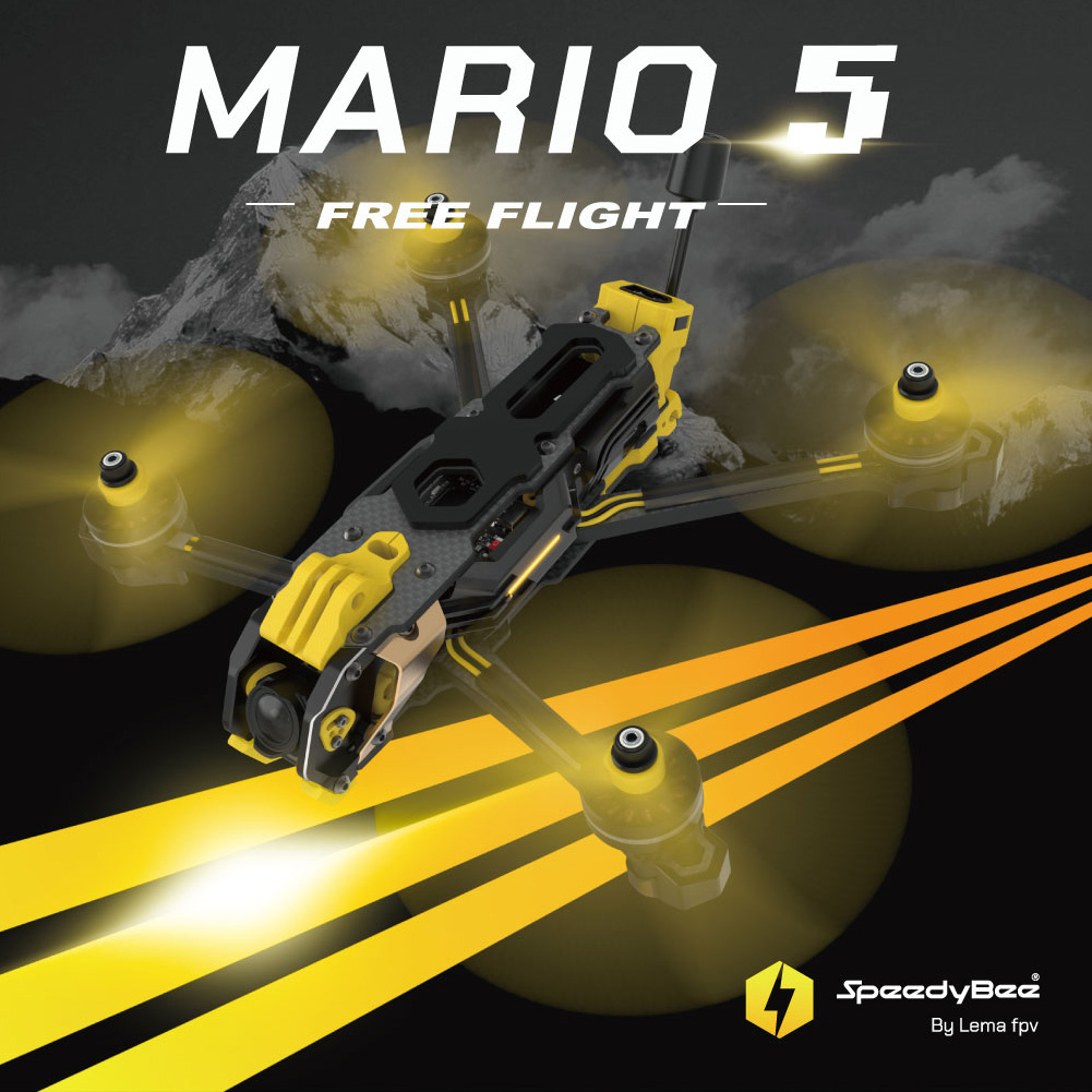 SpeedyBee Mario 5 프레임 5인치 DC / - Foxeer Reaper Extreme 2.5W Vtx 리뷰 및 가격